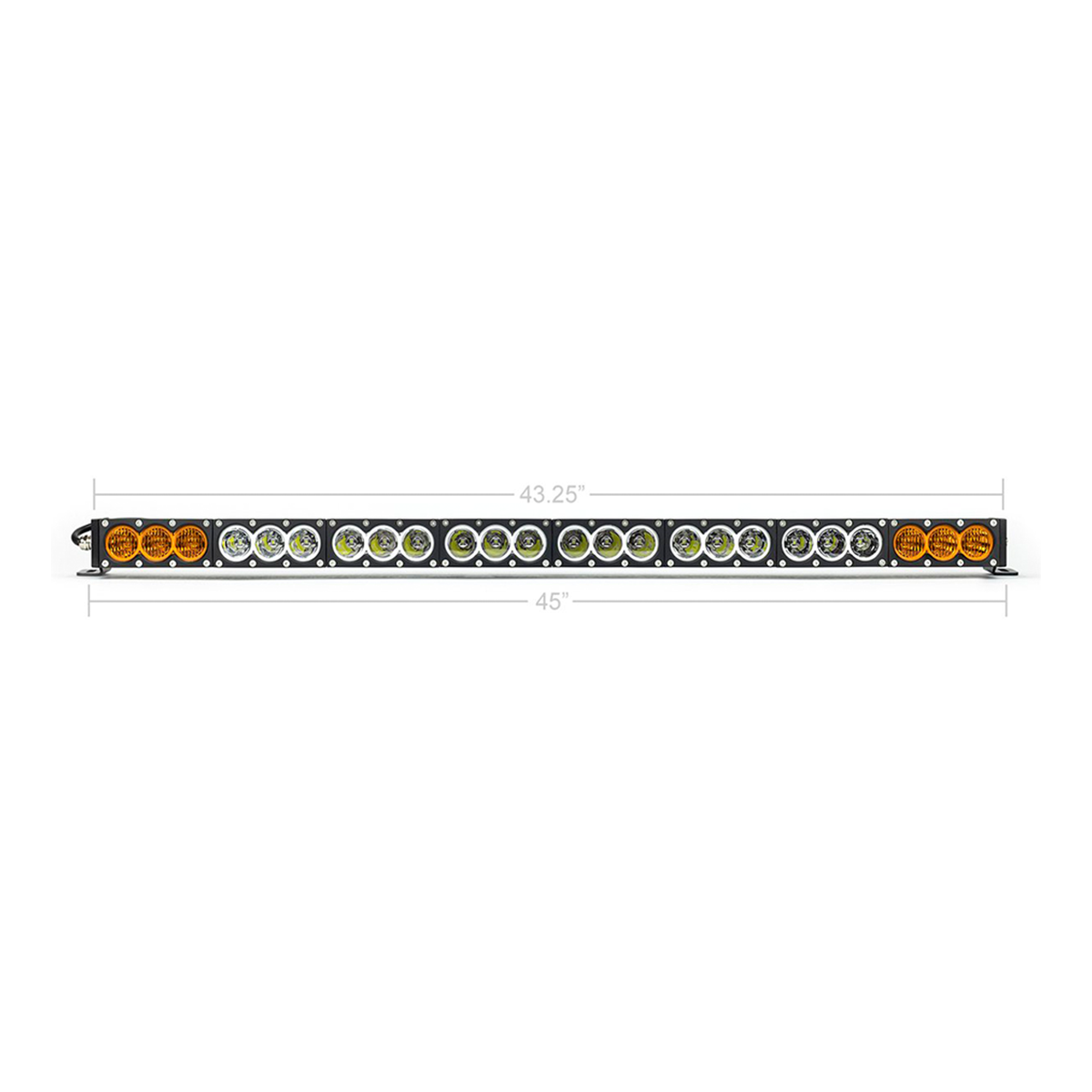 Cali Raised LED CR4109 - Premium Roof Rack Front Light Bar Kit - 43 Inch Dual Function Cali Raised LED CR4109 - Premium Roof Rack Front Light Bar Kit - 43 Inch Dual Function