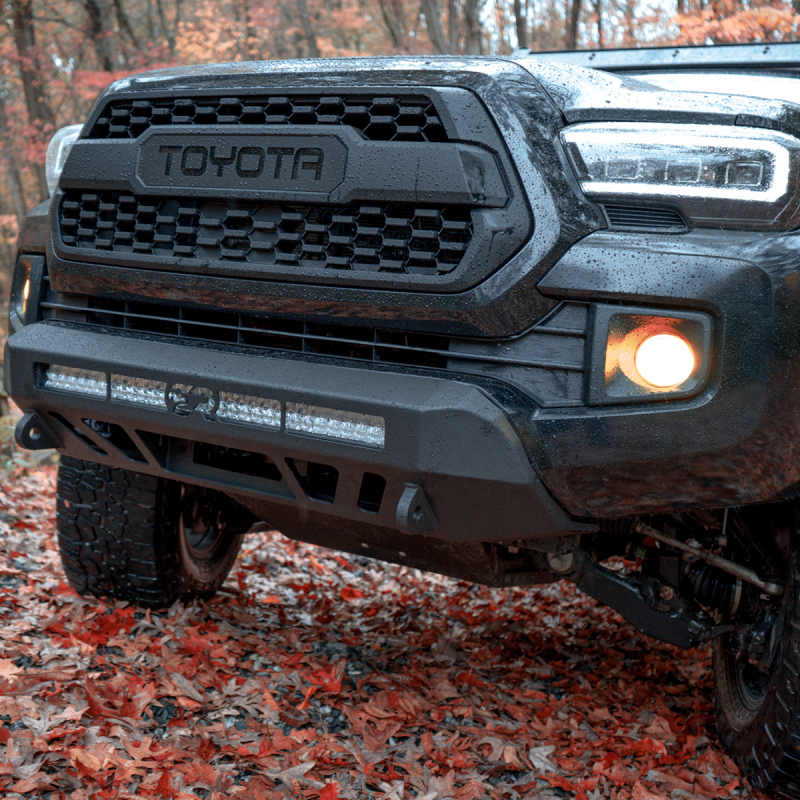 Cali Raised LED CR4135 - Cali Raised 16-23 Toyota Tacoma Stealth Bumper - No Bull Bar /32In Led Bar Spot