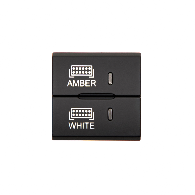Cali Raised LED CR4121 - Cali Raised Square Style Dual Function Toyota Oem Style Amber & White Switch
