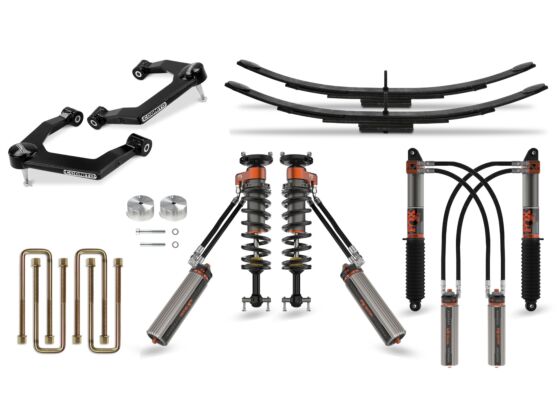Cognito 510-P1213 - 3 Inch Ultimate Leveling Kit With Fox FRS 3.0 IBP Shocks for 19-23 Silverado/Sierra 1500 2WD/4WD Including AT4 and Trail Boss