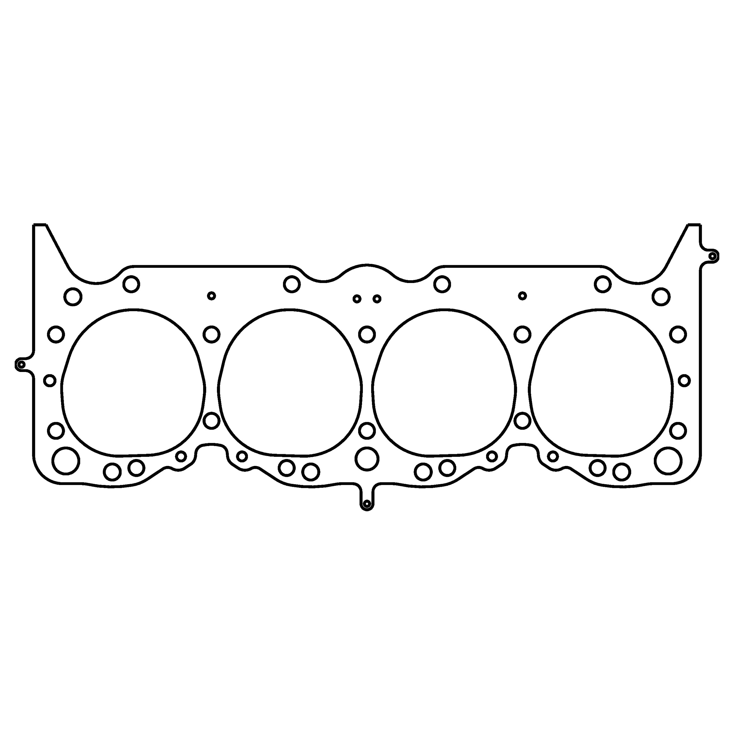 Cometic C5255-045 - Chevrolet 348/409 W-Series Big Block V8 .045in MLS Cylinder Head Gasket - 4.200in Bore