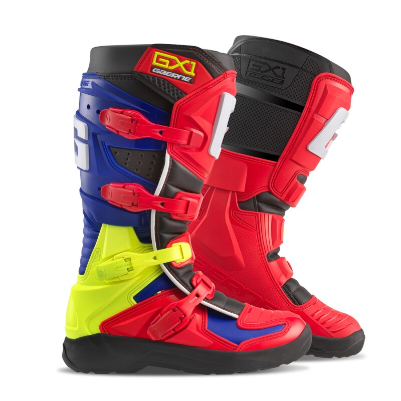 Gaerne 2193-035-5.5 - GX1 Evo Boot Red Multi Size - 5.5 Gaerne 2193-035-5.5 - GX1 Evo Boot Red Multi Size - 5.5