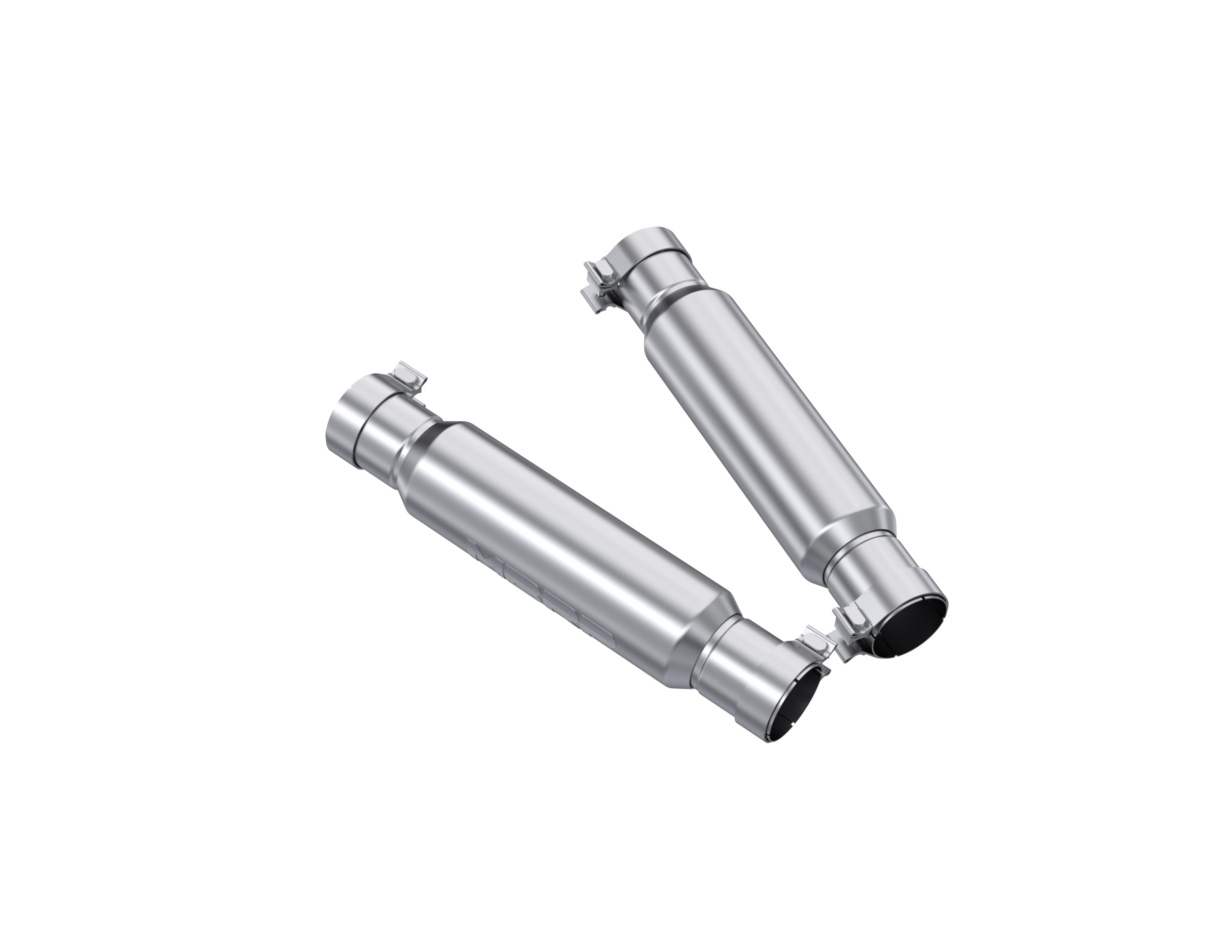 MBRP MS7114 - Armor Pro T304 Stainless Steel 3 Inch Resonators Race to Street Profile Conversion Kit For S7114, S7116 and S7118 15-23 Dodge Challenger