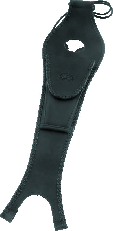 Mustang Motorcycle 79727AB - Mustang 08-21 Harley Wide Tripper FL Touring Pass Seat w/ Dr Backrest, Red Diamond Stitch - Black