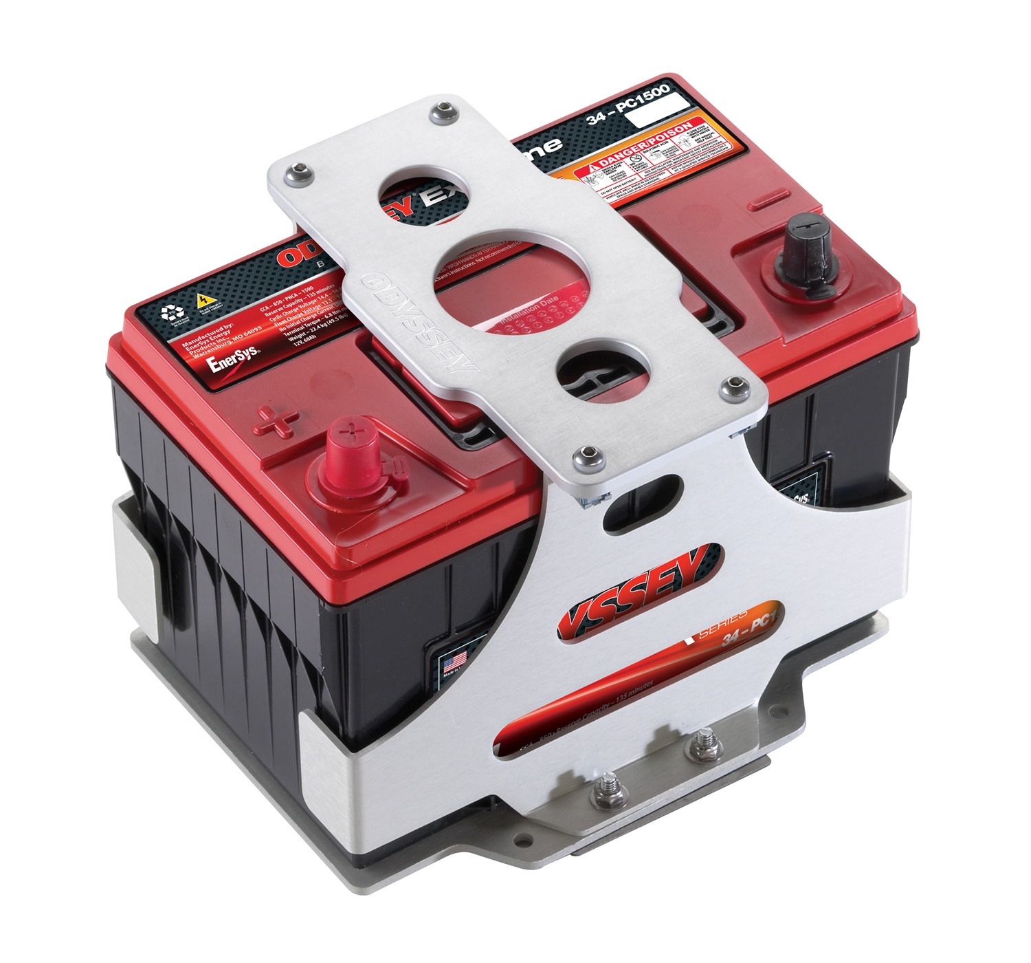 Odyssey Battery HK-PC1500 - Hold Down Kit (Fits ODP-AGM34/ODP-AGM78/ODX-AGM34/ODX-AGM78)