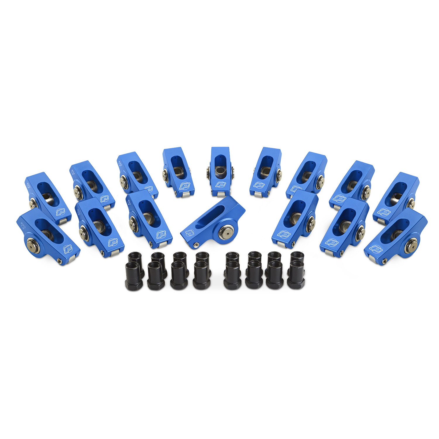 Proform 66907 - Engine Roller Rocker Arm Set 1.5 Ratio 3/8 Stud Extruded Type Fits SB Chevy