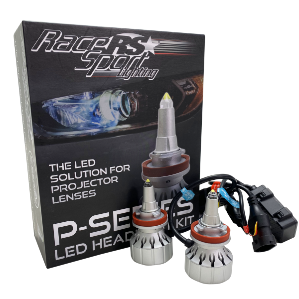 Race Sport 1007526 - H11 P-Series Projector Perfect Beam 60-Watt LED Headlight Upgrades - True 360 Degree Down Road Pattern Lighting Race Sport 1007526 - H11 P-Series Projector Perfect Beam 60-Watt LED Headlight Upgrades - True 360 Degree Down Road Pattern Lighting