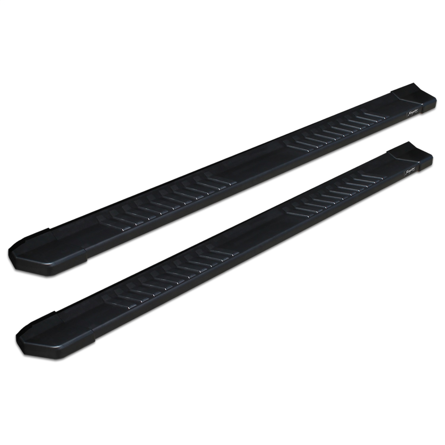 Raptor 1707-0589BT - OEM Running Boards; 6 in.; Rocker Panel Mount; Black Textured; w/ Brackets;
