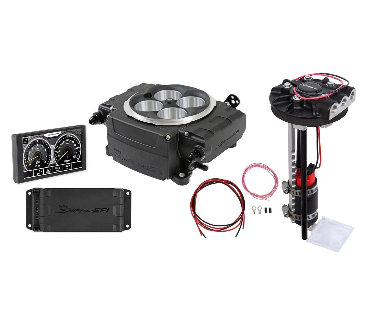 Sniper 550-511-5PD - Holley 2 EFI - Black Sniper 550-511-5PD - Holley 2 EFI - Black