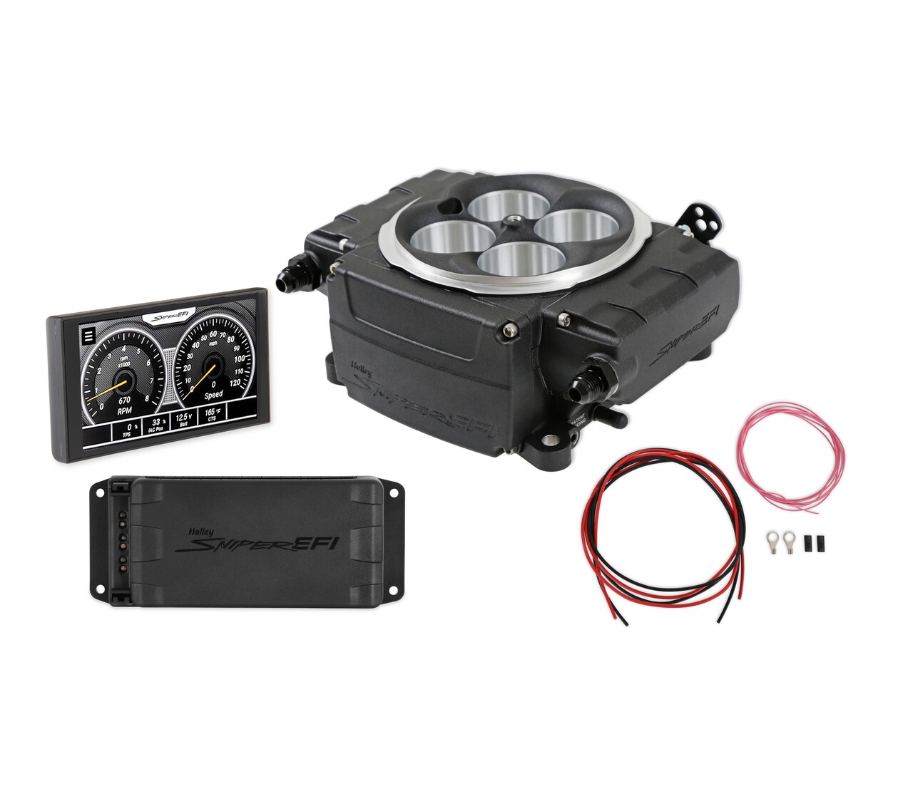 Sniper 550-511-5PX - Holley 2 EFI - Black Sniper 550-511-5PX - Holley 2 EFI - Black