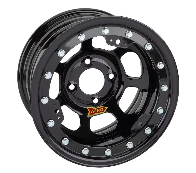 Aero Race Wheels 33-184520X - Wheel 13x8 2in 4.50in BC Black Light Weight