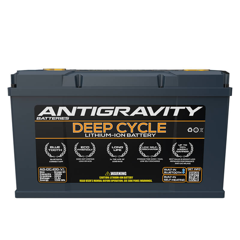 Antigravity Batteries AG-DC-100-V1 - Antigravity DC-100-V1 Lithium Deep Cycle Battery Antigravity Batteries AG-DC-100-V1 - Antigravity DC-100-V1 Lithium Deep Cycle Battery