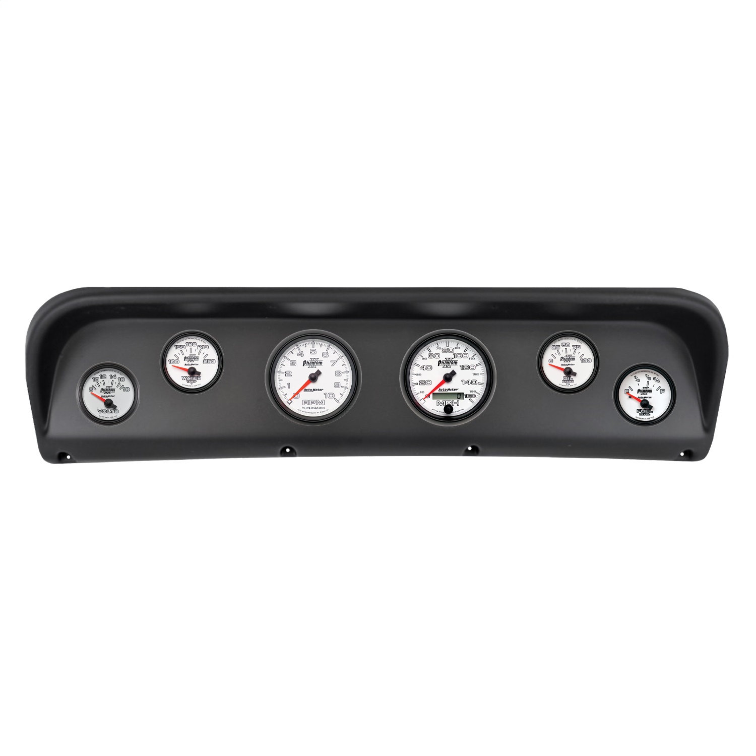 AutoMeter 2938-10 - Phantom II Direct Fit Dash Kit 67-72 Ford F100 (2 x 3-3/8in. / 4 x 2-1/16in.)