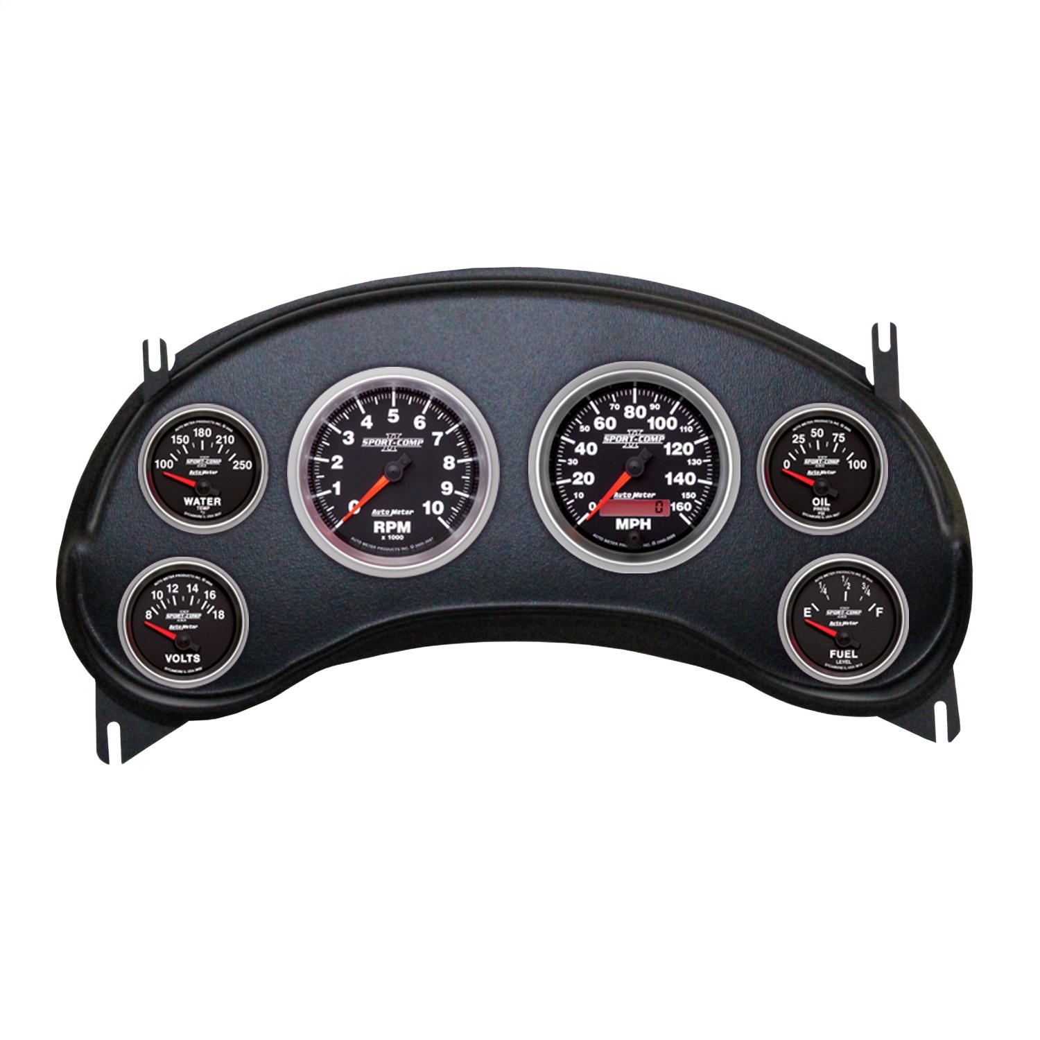 AutoMeter 2934-12 - Sport-Comp II Direct Fit Dash Kit 98-04 Chevy S10 Truck (2 x 3-3/8in. / 4 x 2-1/16in.)