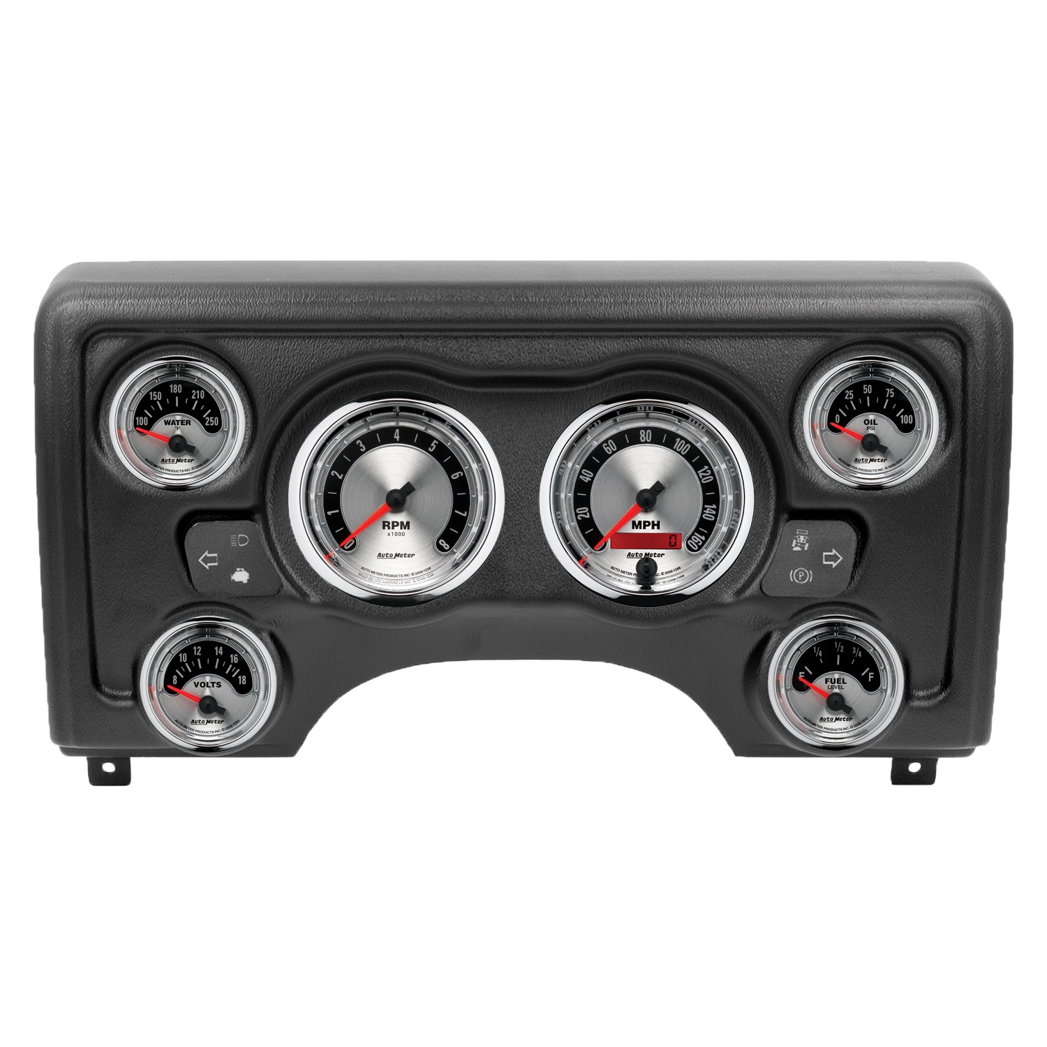AutoMeter 90011-01 - American Muscle Direct Fit Dash Kit 97-06 Jeep TJ (2 x 3-3/8in. / 4 x 2-1/16in.)