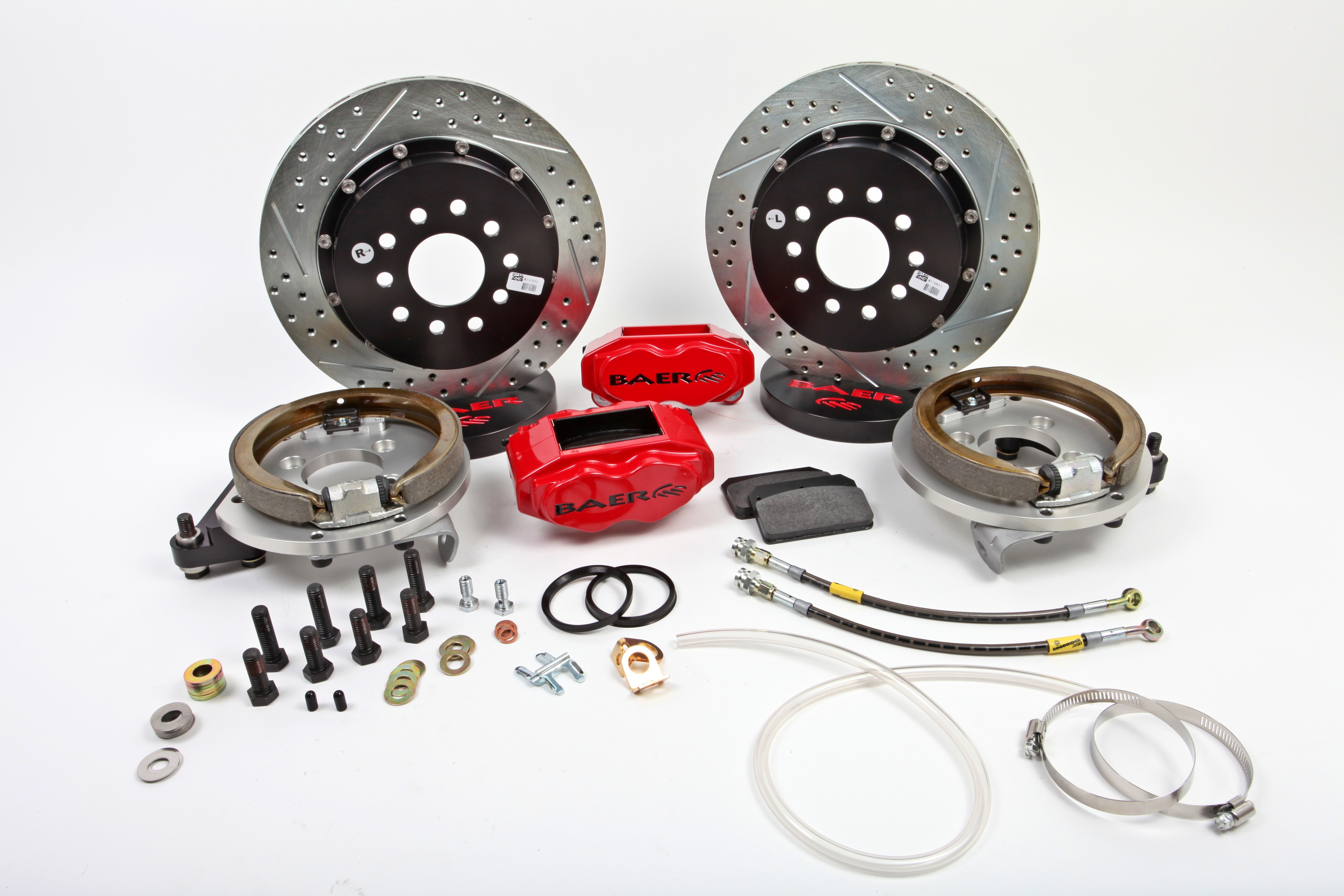 Baer Brakes 4302389CY - SS4 Brake System Rear