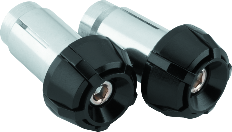 BikeMaster 152150 - Anti-Vibration Bar Ends - Black/Black