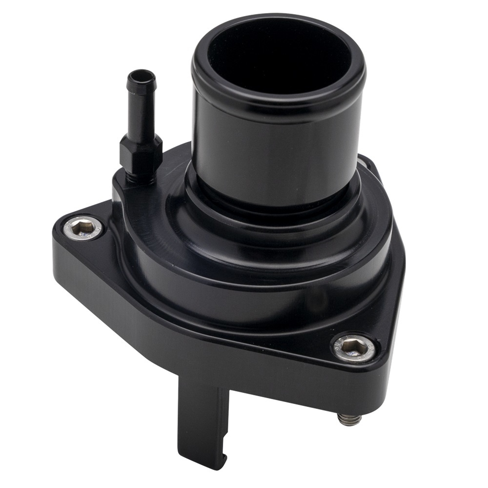 Billet Specialties BLK90524 - Thermostat Housing Straight LT Engine Black