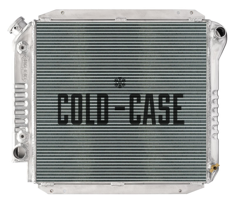 Cold Case Radiators FOT574A-5 - 66-77 Ford Bronco With Late Model V8 AT Performance Aluminum Radiator