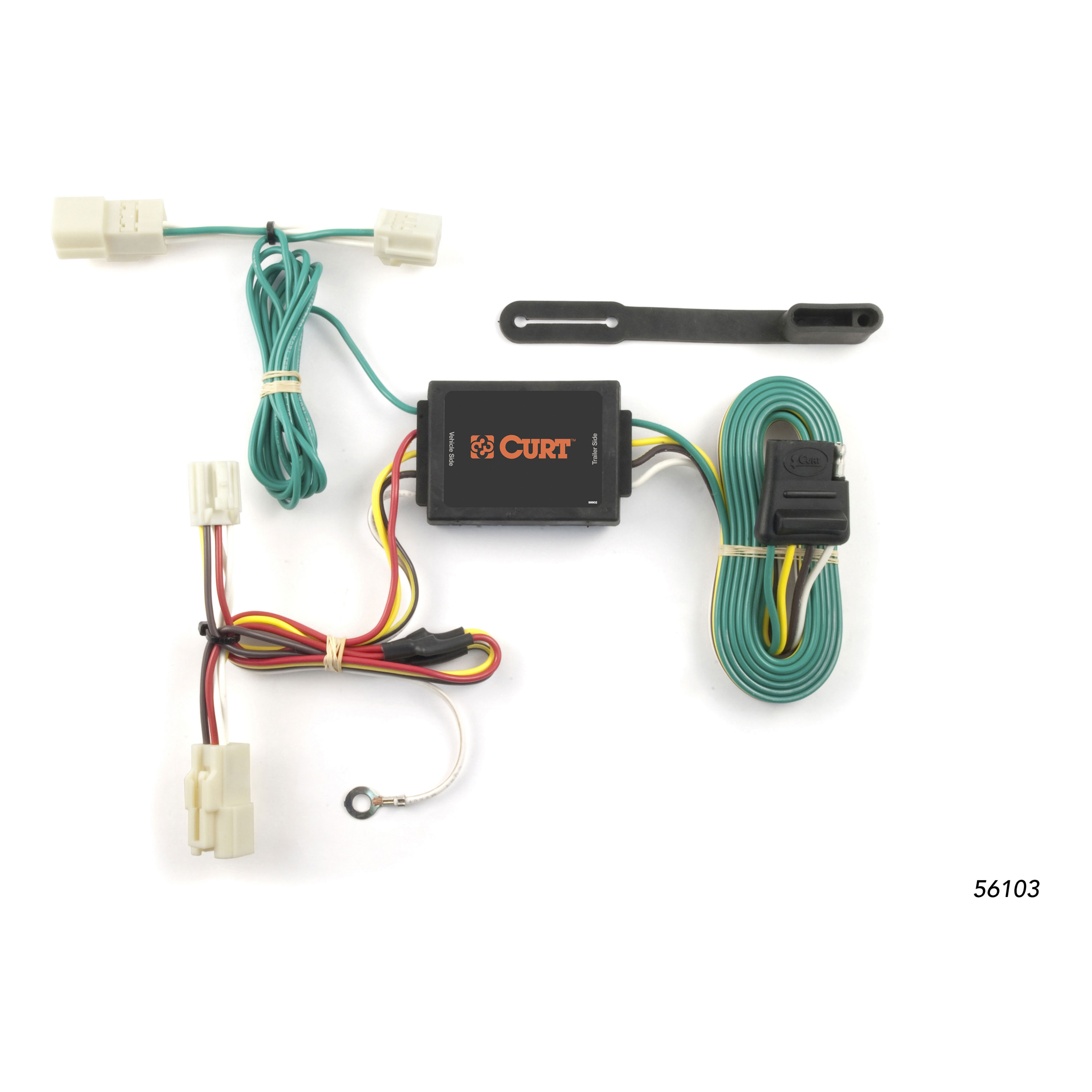 CURT 56103 - Custom Wiring Harness, 4-Way Flat Output, Select Suzuki Kizashi Sedan CURT 56103 - Custom Wiring Harness, 4-Way Flat Output, Select Suzuki Kizashi Sedan
