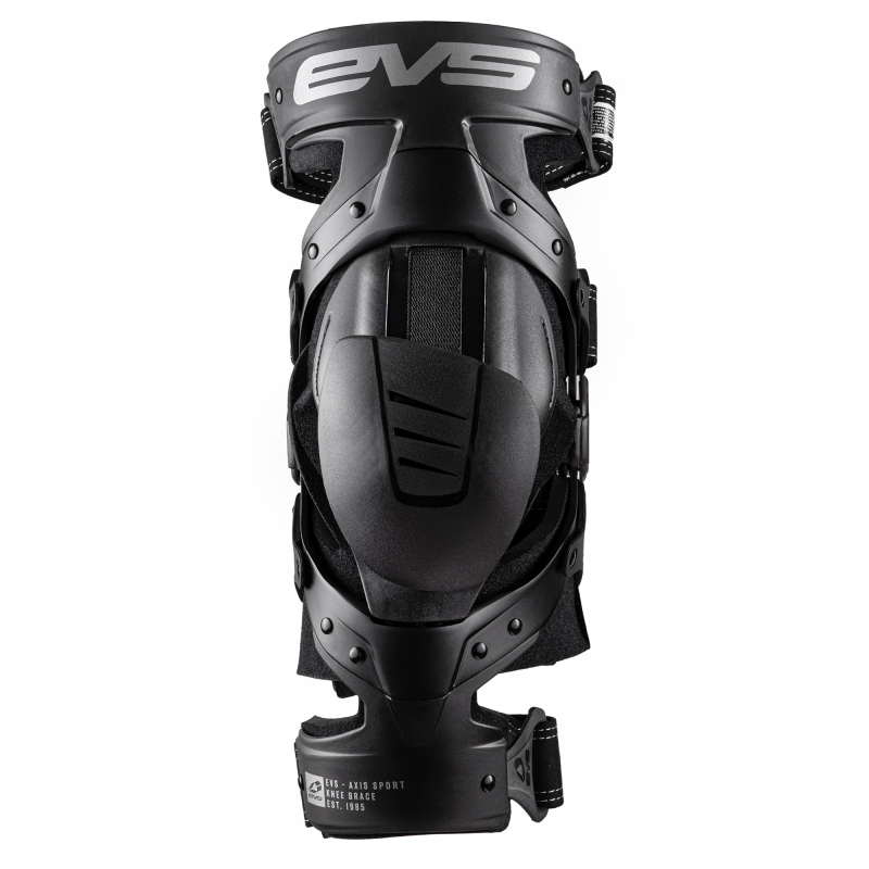 EVS AXISS-BK/GY-MR - Axis Sport Knee Brace Black/Black/Grey - Medium/Right