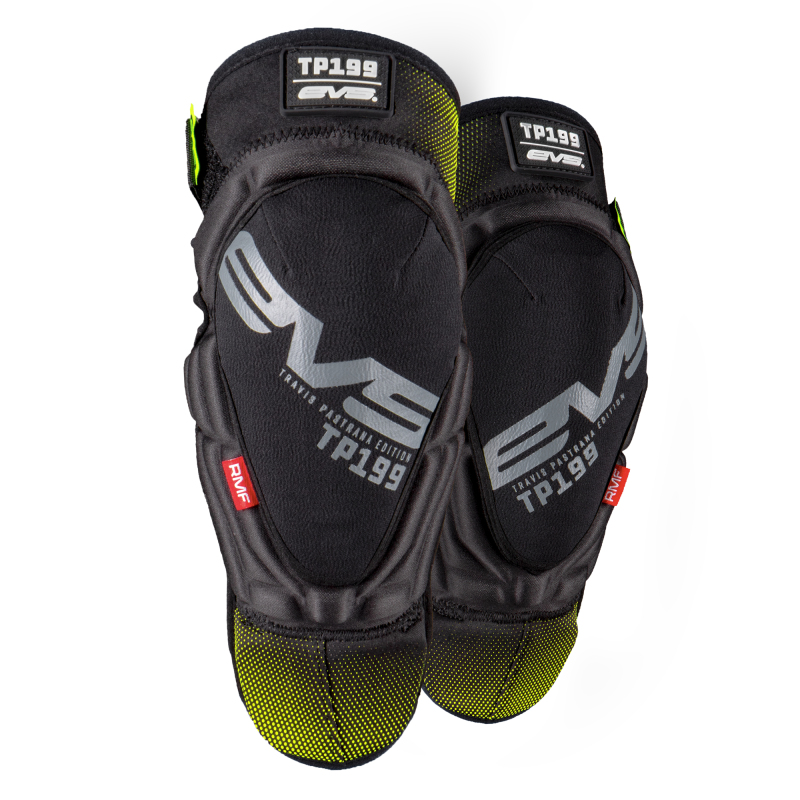 EVS TP199K-BKHV-Y - TP199 Knee/Shin Guard Pair Black/Hi Viz - Youth EVS TP199K-BKHV-Y - TP199 Knee/Shin Guard Pair Black/Hi Viz - Youth