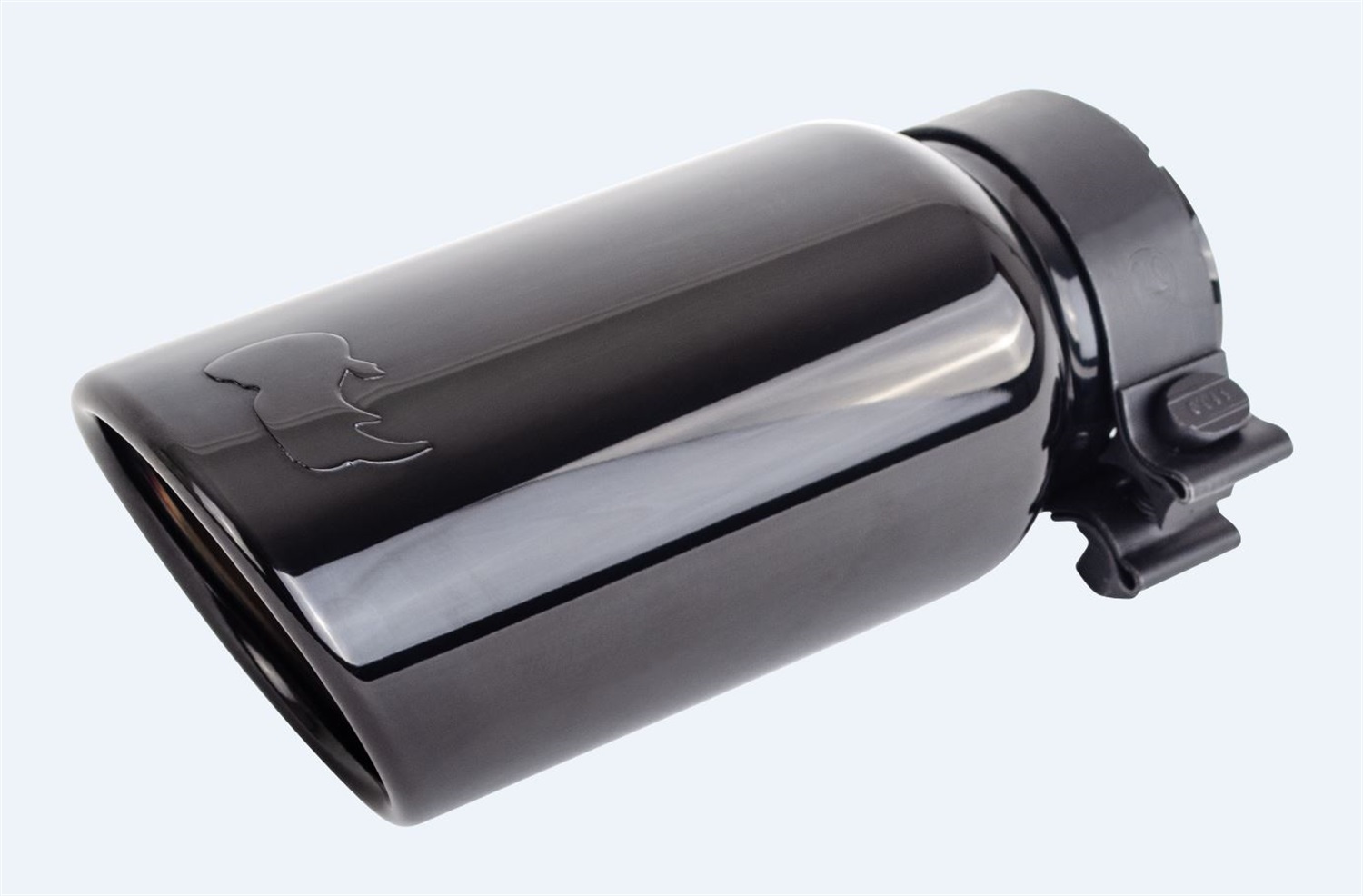 Go Rhino GRT4510BC - Black Chrome Coated Stainless Steel Exhaust Tip - Black Chrome Go Rhino GRT4510BC - Black Chrome Coated Stainless Steel Exhaust Tip - Black Chrome