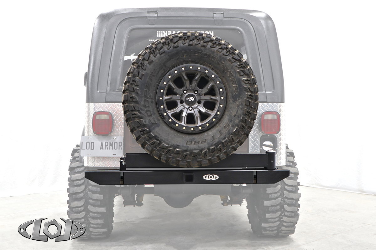 LoD Offroad JBC7621 - CJ Destroyer Expedition Series Rear Bumper w/ Tire Carrier LoD Offroad JBC7621 - CJ Destroyer Expedition Series Rear Bumper w/ Tire Carrier
