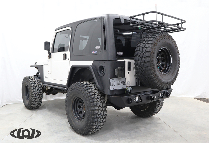 LoD Offroad JBC9641 - TJ/LJ/YJ Destroyer Rear Bumper w/ Tire Carrier LoD Offroad JBC9641 - TJ/LJ/YJ Destroyer Rear Bumper w/ Tire Carrier