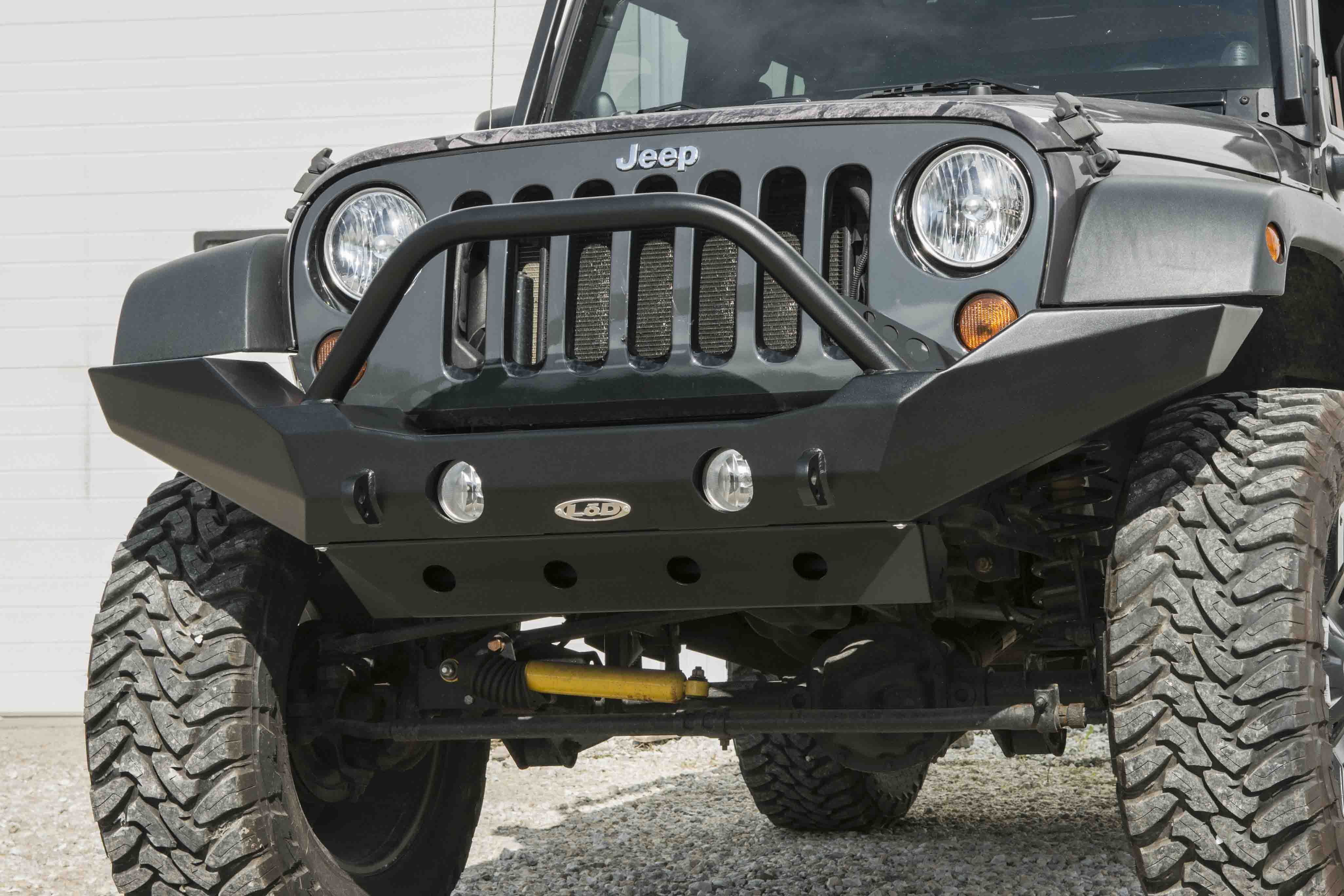 LoD Offroad JFB0723 - JK Destroyer Full-Width Front Bumper w/ Bull Bar LoD Offroad JFB0723 - JK Destroyer Full-Width Front Bumper w/ Bull Bar