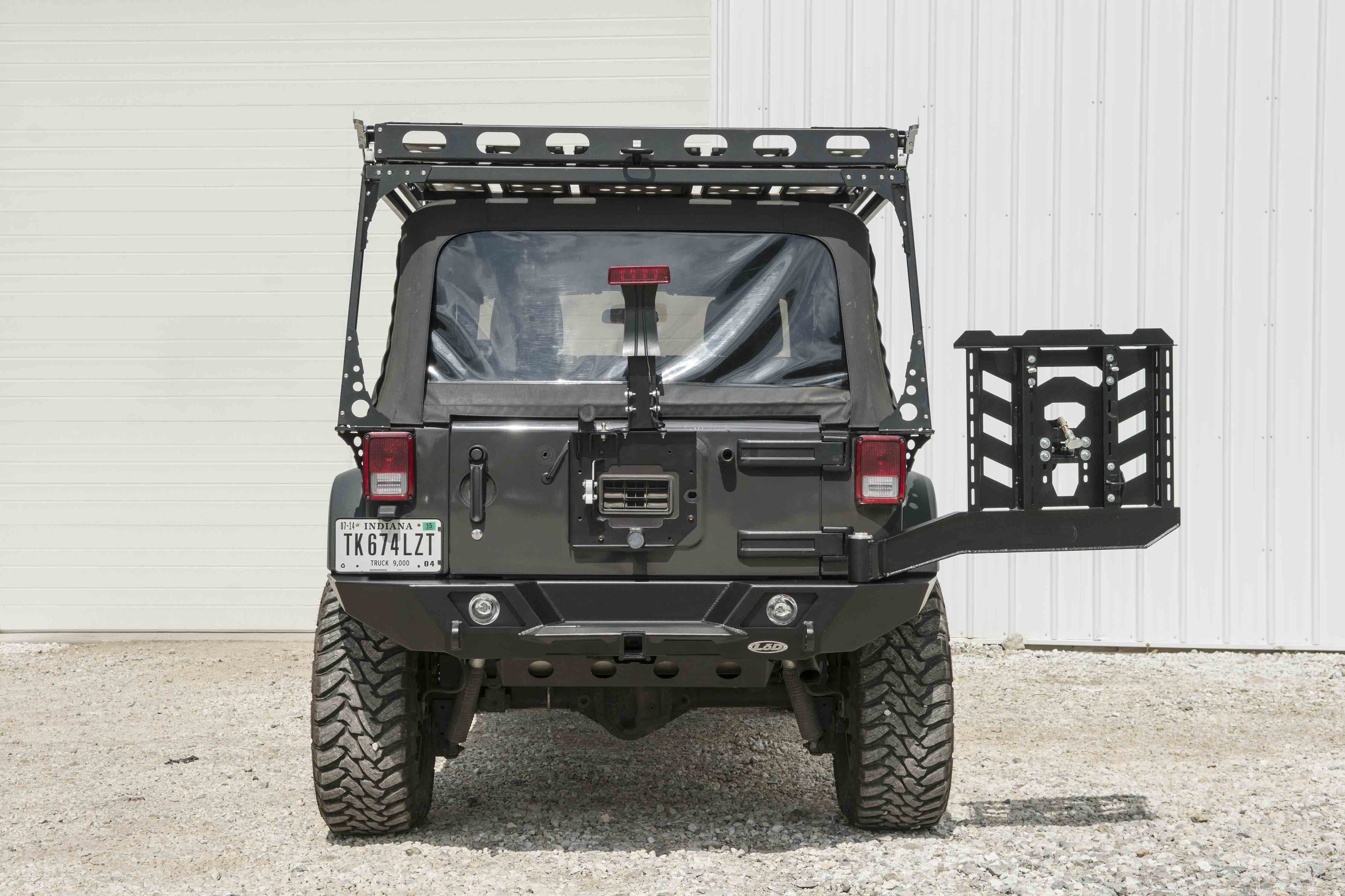 LoD Offroad JBC0741 - JK Destroyer Full Width Rear Bumper w/ Tire Carrier LoD Offroad JBC0741 - JK Destroyer Full Width Rear Bumper w/ Tire Carrier