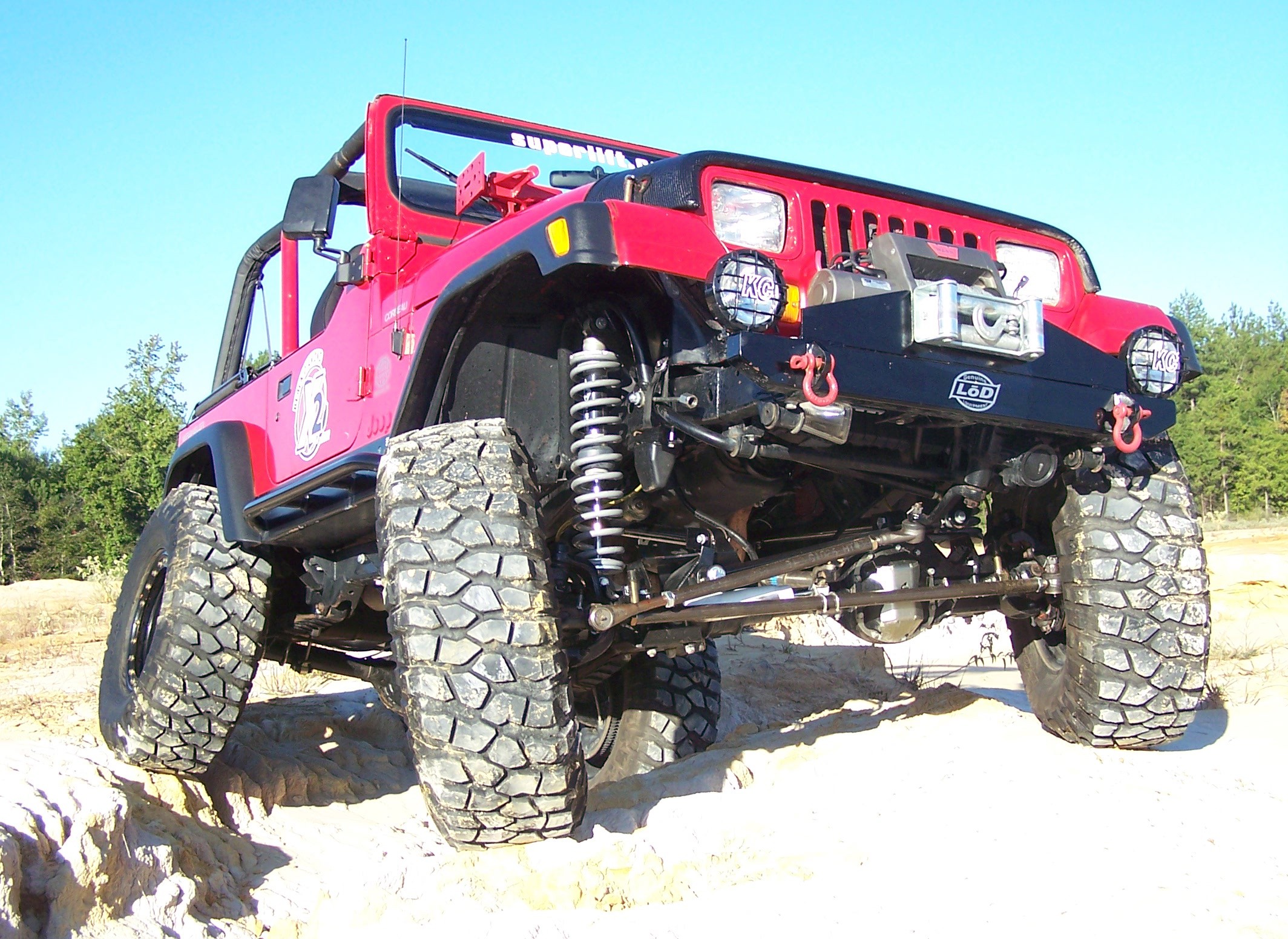 LoD Offroad JFB9644 - TJ/LJ/YJ 44" Tube Front Bumper