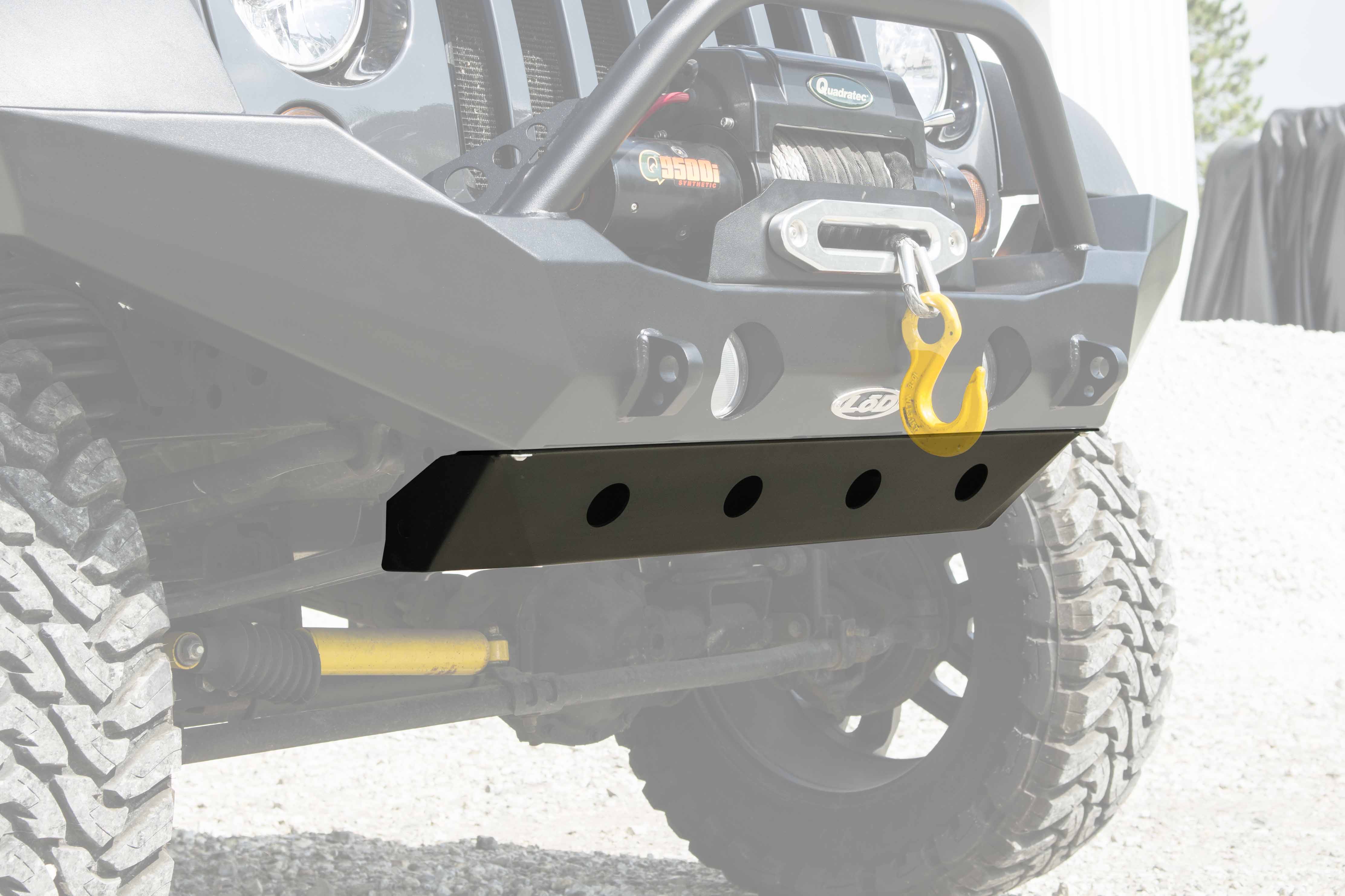 LoD Offroad JSP0701 - JK Destroyer Front Bumper Skid Plate LoD Offroad JSP0701 - JK Destroyer Front Bumper Skid Plate