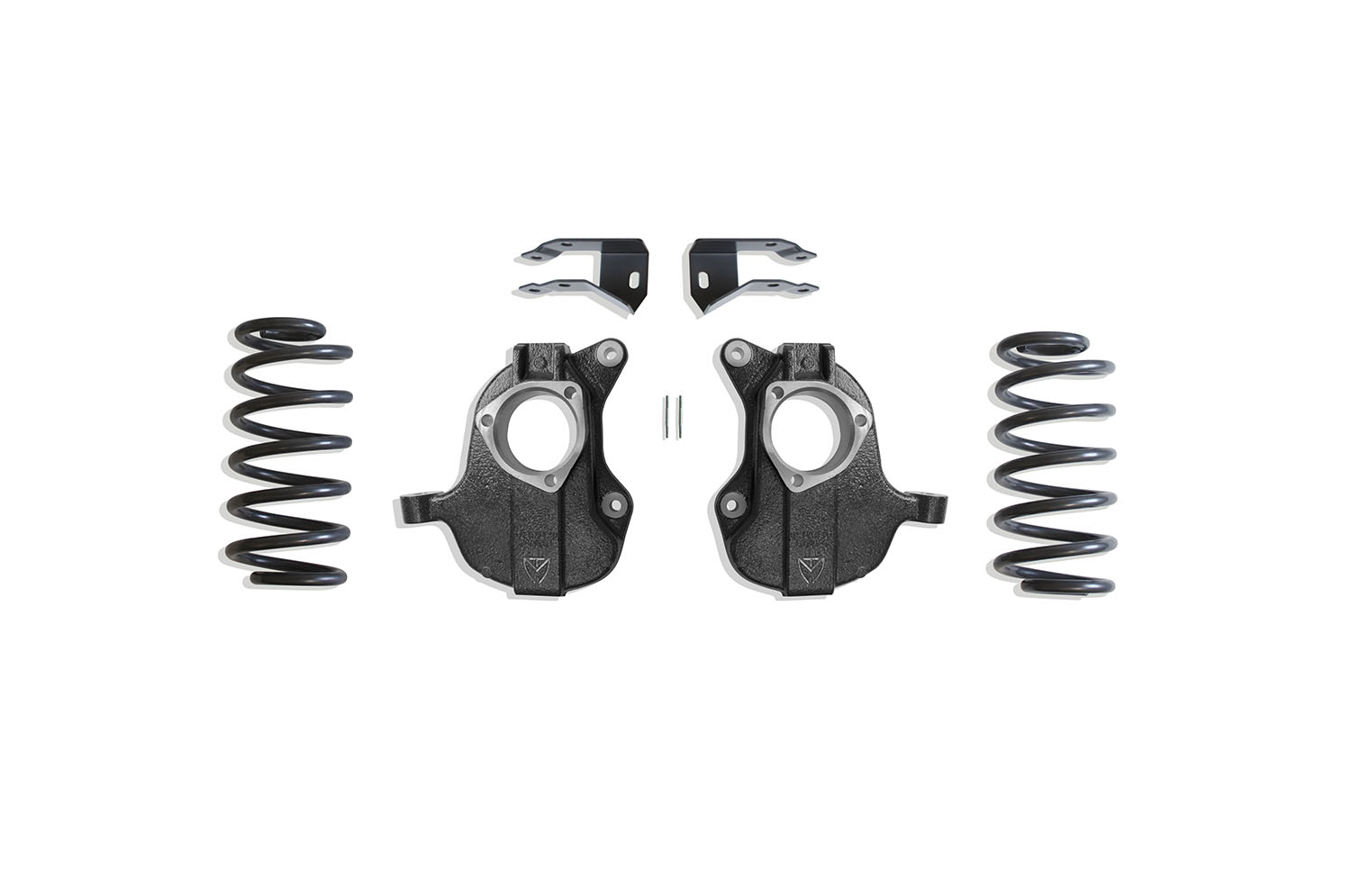 Maxtrac KC331624 - 15-20 GM SUV 2/4in. Lowering Kit w/ Spindles- Grey
