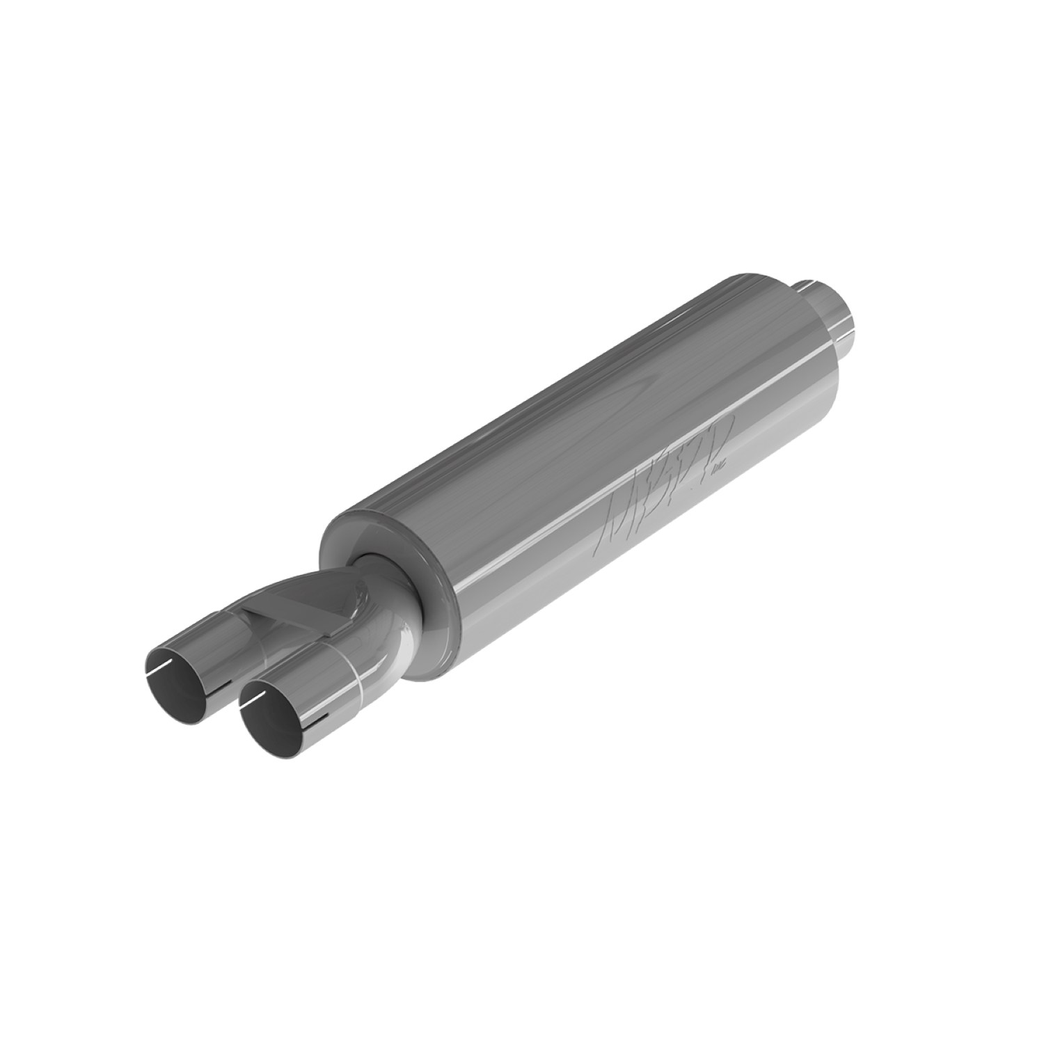 MBRP GP192107 - 3 Inch Exhaust Pipe ID Inlet/Dual 2.5 Inch ID Outlet 30.5 Inch Chambered Muffler T409 Stainless Steel MBRP GP192107 - 3 Inch Exhaust Pipe ID Inlet/Dual 2.5 Inch ID Outlet 30.5 Inch Chambered Muffler T409 Stainless Steel