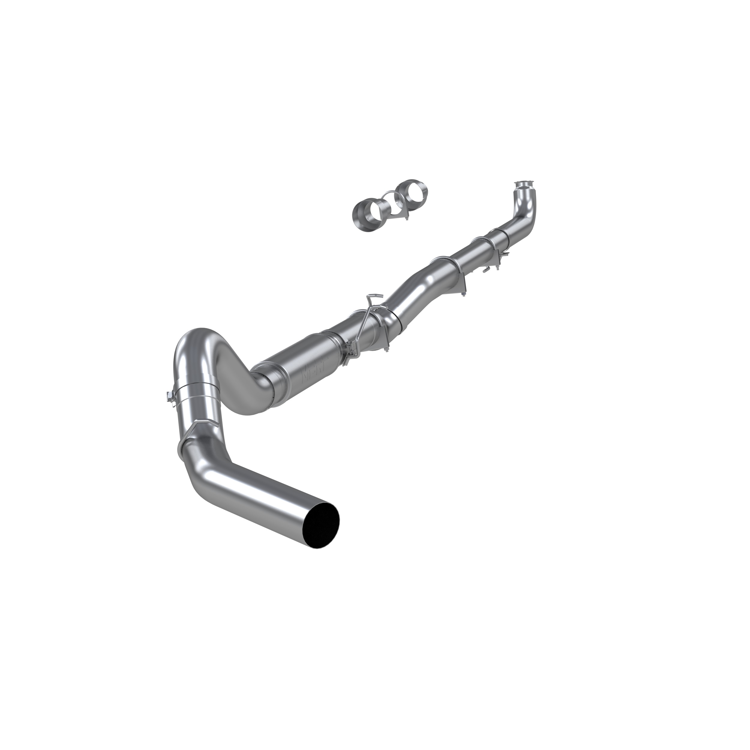 MBRP S60200P - 5 Inch Exhaust Pipe Single Side No Tip Included Aluminized Steel