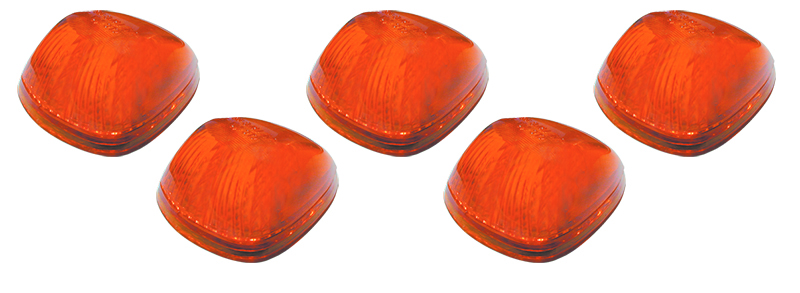 Pacer Performance 20-231 - LED Amber Hi-5 Cab Roof Light Kit, 94-98 Dodge Style