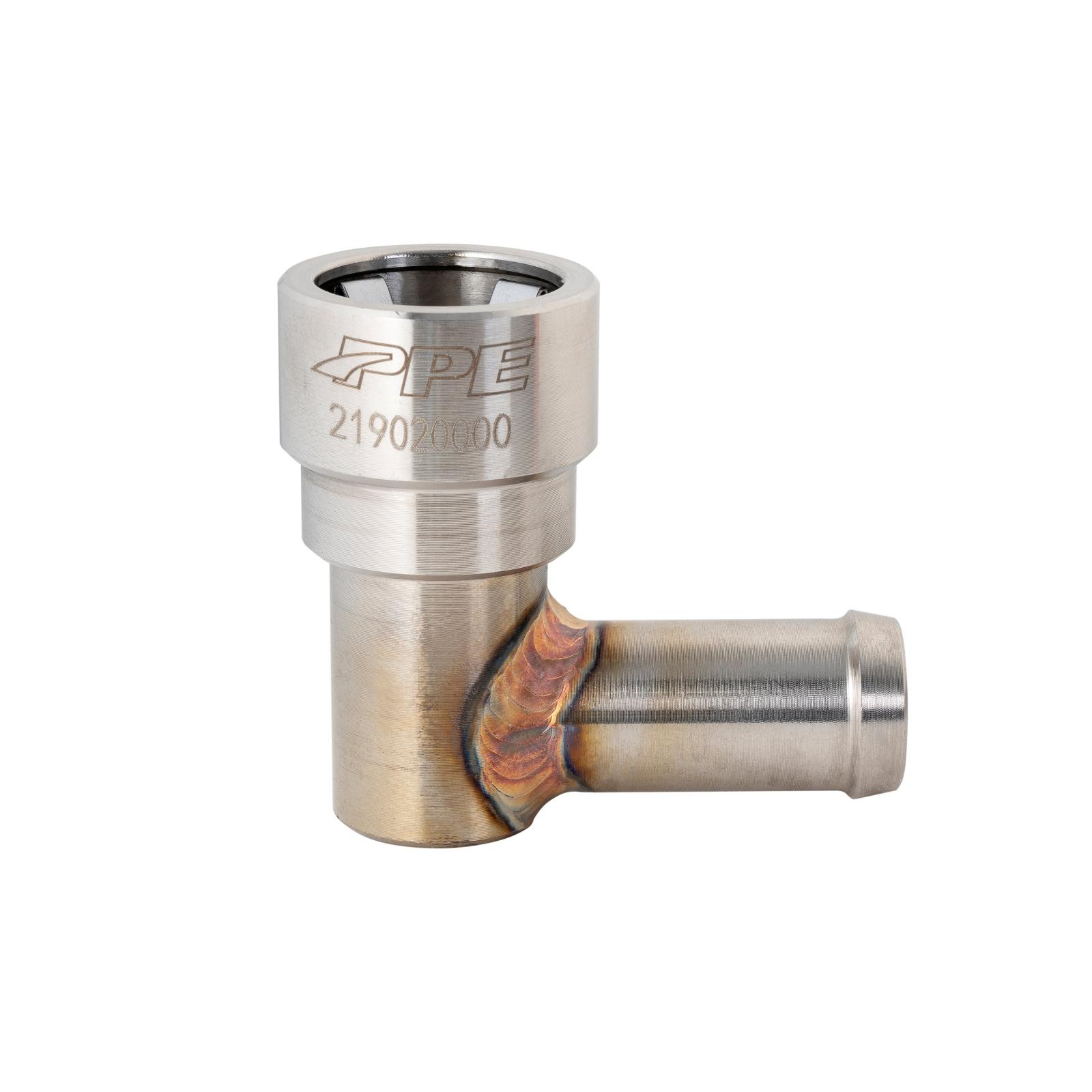 PPE 219020000 - Heater Hose Connector 5/8 Inch 90 Degree 2010-2024 Dodge Ram 2500/3500