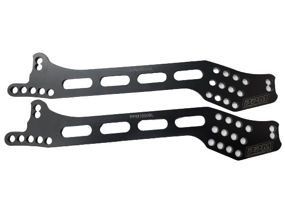 PPM Racing Components PPM1000BL - Bracket 4 Bar Longhorn LR .250in Alum Pair