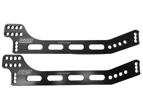 PPM Racing Components PPM1000BR - Bracket 4 Bar Longhorn RR .250in Alum Pair