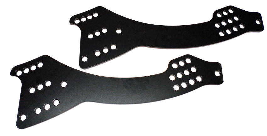PPM Racing Components PPM1007BL - Bracket 4 Bar Longhorn LR .250in Alum Pair