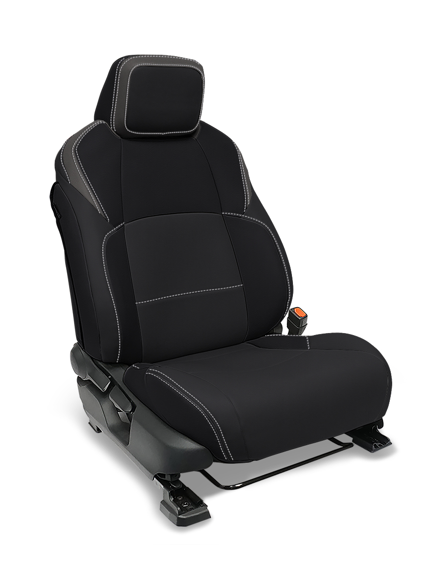 PRP Seats B088-03 - Front Seat Covers for 2024 Toyota Tacoma Pair Black and Gray