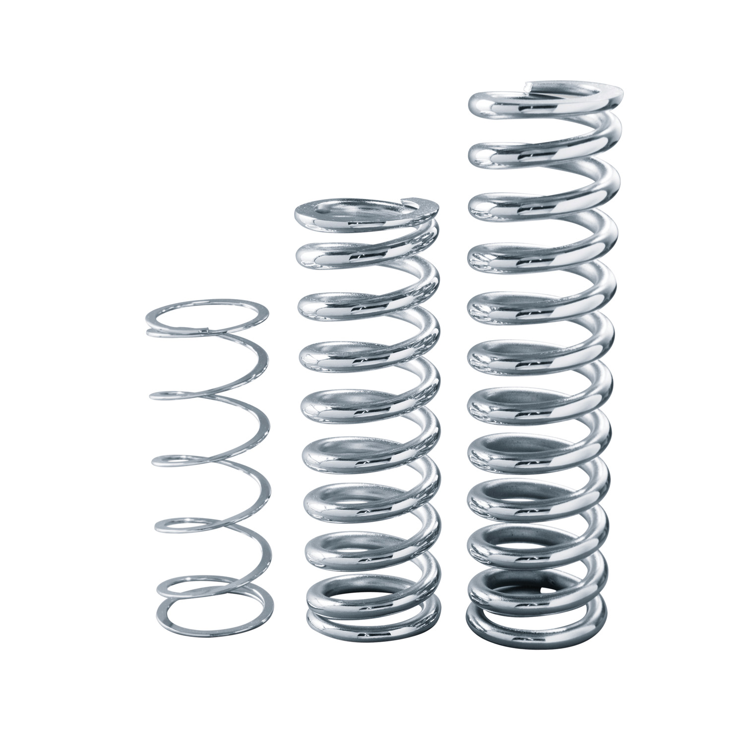QA1 10SM115 - 1-7/8in ID Spring - 10in Length x 115lbs/in - Chrome Plated QA1 10SM115 - 1-7/8in ID Spring - 10in Length x 115lbs/in - Chrome Plated