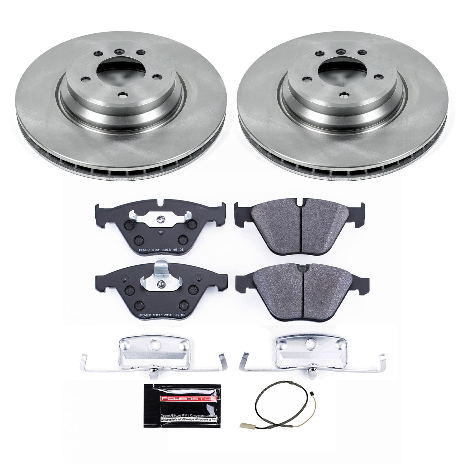 PowerStop KC1589A - Power Stop 2005 Pontiac Grand Prix Front and Rear Z23 Evolution Kit w/Calipers