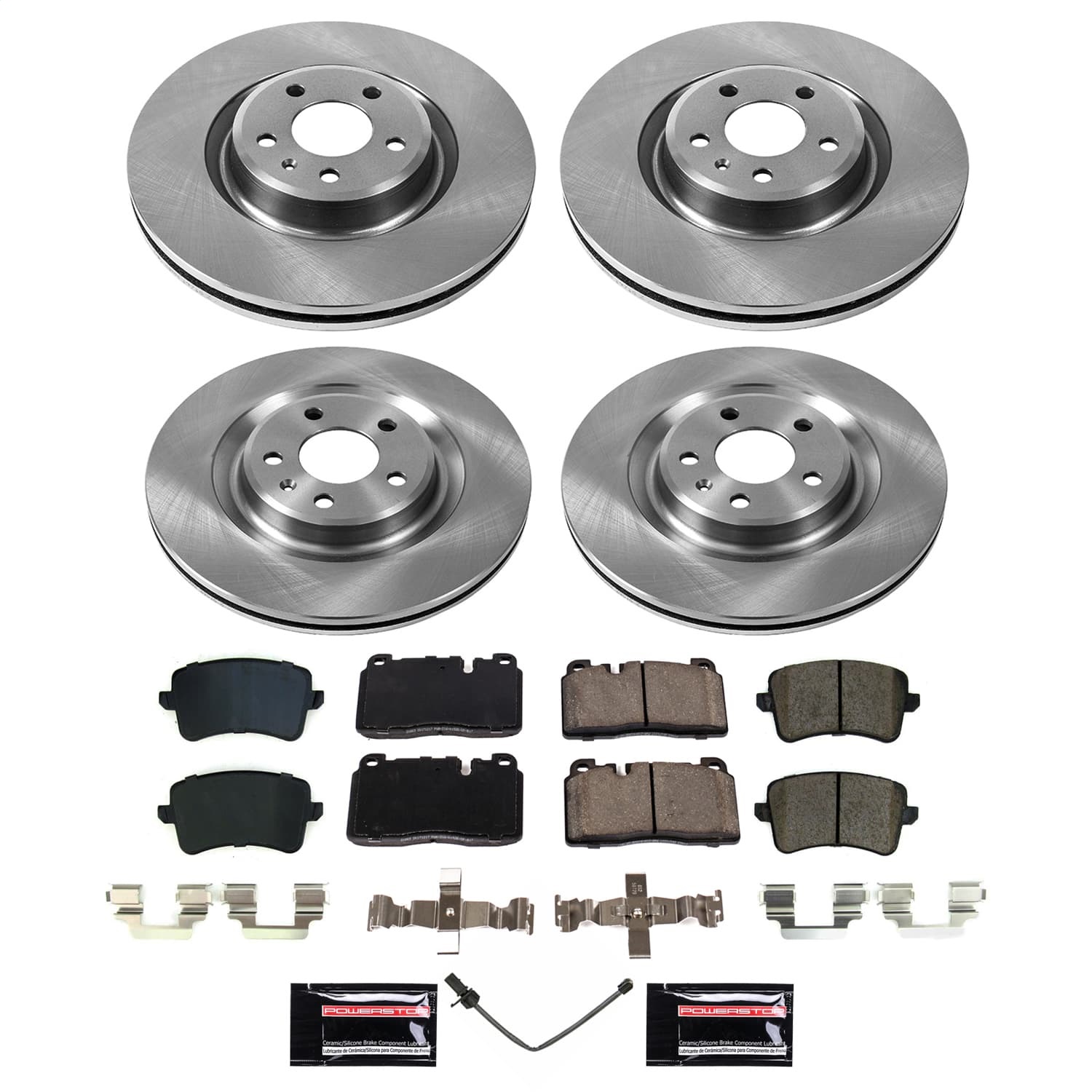 PowerStop TDSK3126 - Power Stop 01-03 BMW 525i Rear Track Day Spec Brake Kit