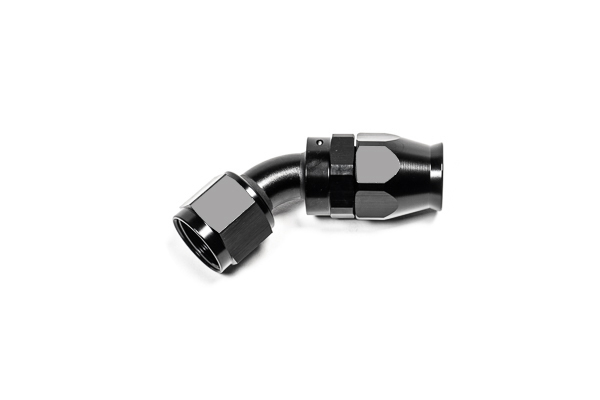 Radium Engineering 14-1632 - 10AN Hose End 45 Degree PTFE - BLACK