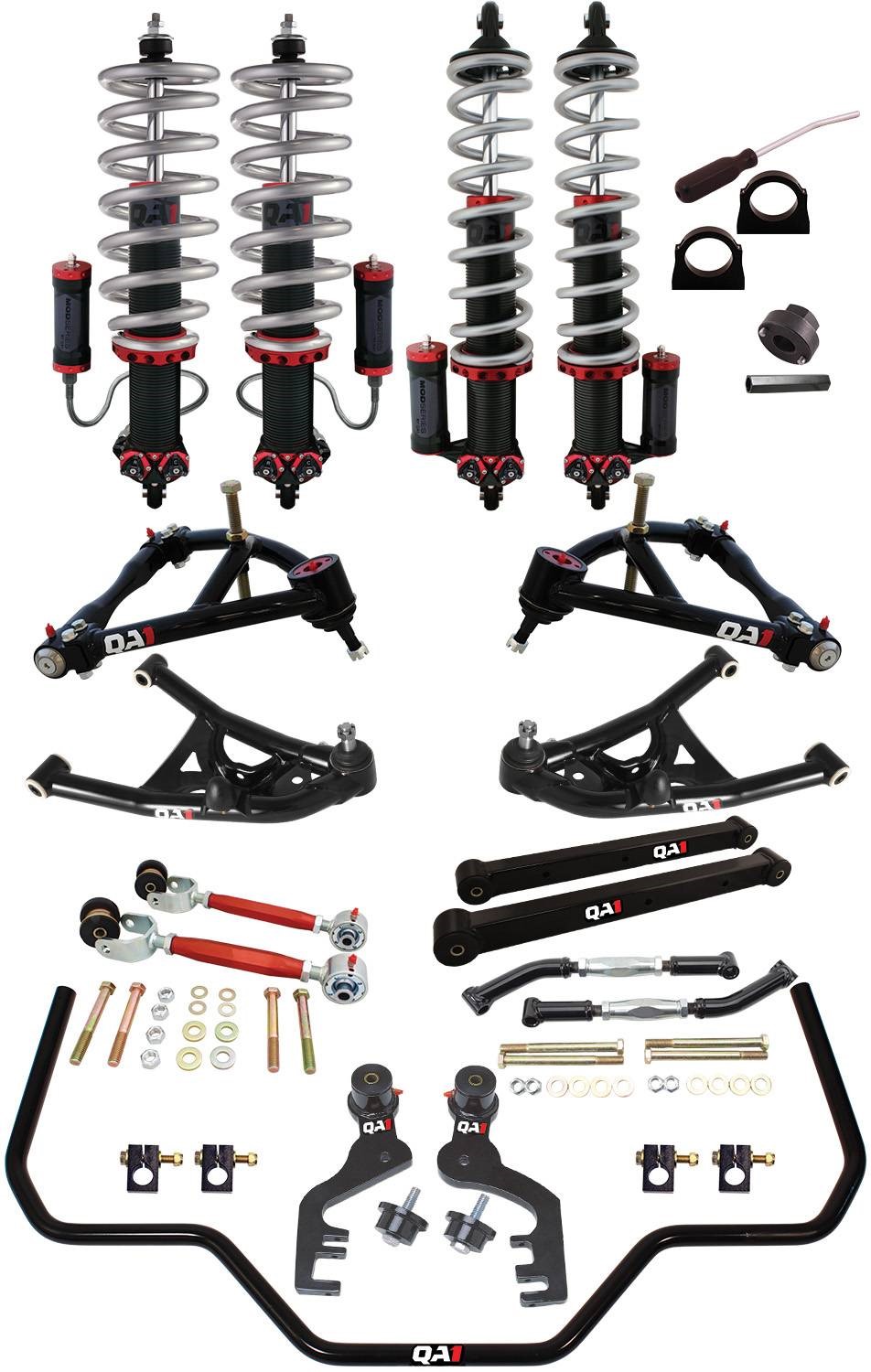 QA1 DK23-GMG2 - 69-72 GM G-Body Level 3 Drag Kit 2.0 w/ Shocks