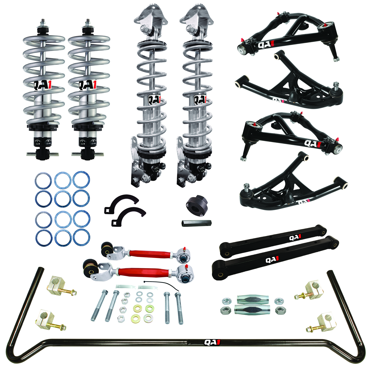 QA1 DK22-GMB4 - 78-93 GM B-Body Level 2 Drag Kit 2.0 w/ Shocks
