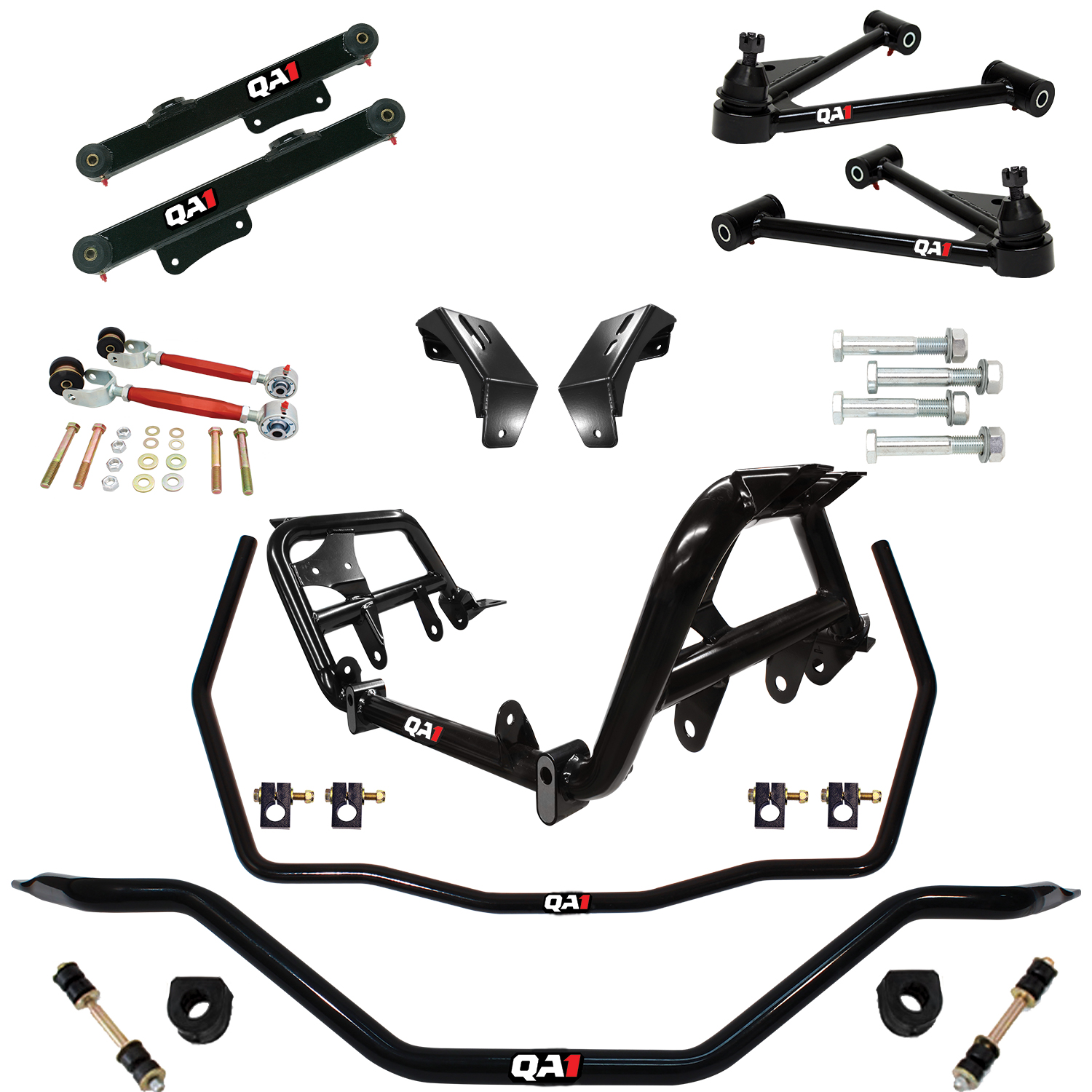 QA1 HK32-FMM2 - 90-93 Ford Mustang Handling Kit Level 2 w/o Shocks