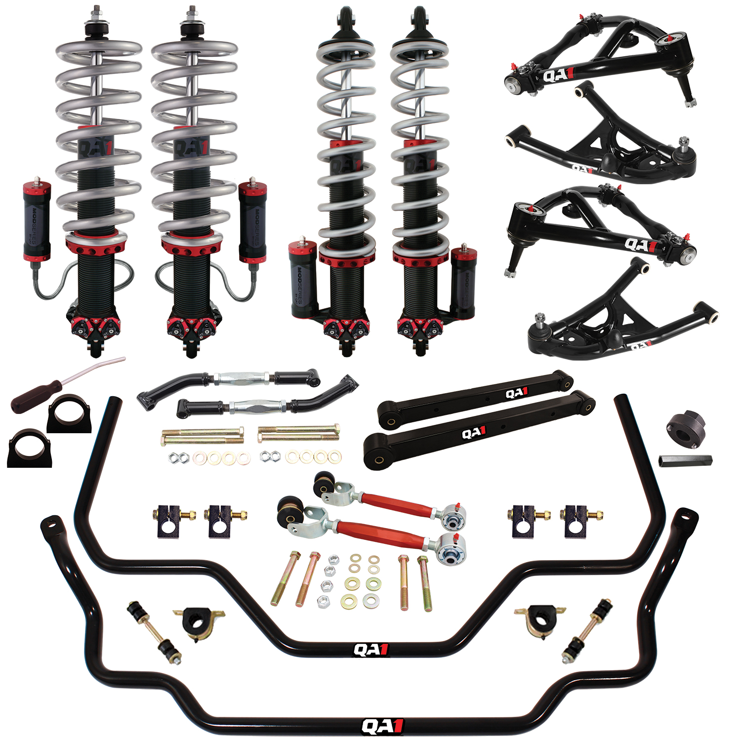 QA1 HK23-GMG2 - 69-72 GM G-Body Level 3 Handling Kit 2.0 w/ Shocks